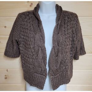 Kenji Handmade Sweater, size Large, Brown